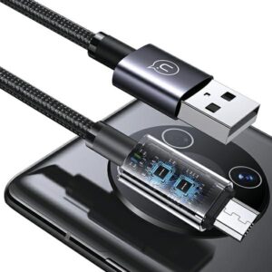 USAMS Kabelis USB į Micro-USB 2A 1.2mFast Charging steel/tarnish SJ668USB01 (US-SJ668) - Image 5