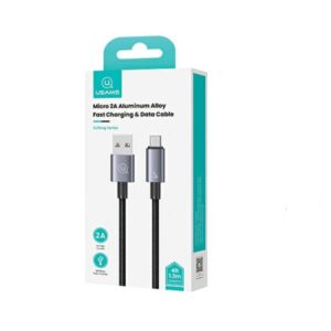 USAMS Kabelis USB į Micro-USB 2A 1.2mFast Charging steel/tarnish SJ668USB01 (US-SJ668) - Image 9