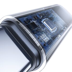 USAMS Adapteris AU18 USB-C - USB-CDigital Display 100W steel/aluminum SJ682TC01 (US-SJ682) - Image 3