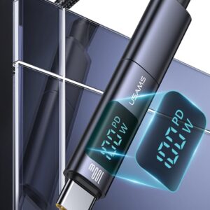 USAMS Adapteris AU18 USB-C - USB-CDigital Display 100W steel/aluminum SJ682TC01 (US-SJ682) - Image 7