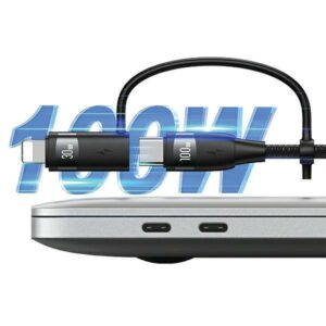 USAMS Kabelis U85 2xUSB-C/USB/Micro-USB/Lightning 6in1 1.2m 100W PD Fast Charge juodos spalvos SJ645USB01 - Image 2