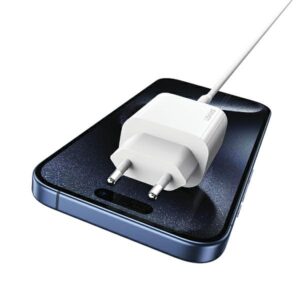 USAMS Laidinis įkroviklis 1xUSB-C T65 PD20W (only head) PD Fast Charging baltos spalvos CC226TC01 (US-CC226) - Image 4