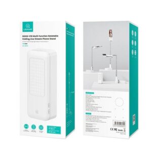 USAMS Multifunctional phone holder with LED lamp baltos spalvos ZB26501 (US-ZB265) - Image 7
