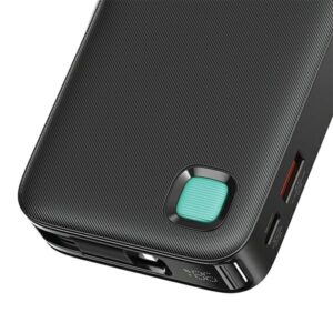 USAMS Powerbank with Retractable CableRetractable Lightning 10000 mAh PD 20W Fast Charge XY Series W - Image 10