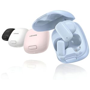 USAMS Bluetooth 5.3 TWSID Series Belaidės Ausinės baltos spalvos BHUID02 (ID25) - Image 2