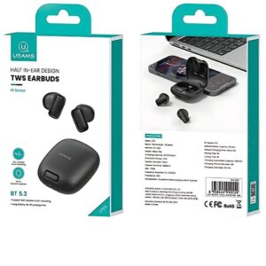 USAMS Bluetooth 5.3 TWSID Series Belaidės Ausinės mėlynos spalvos BHUID03 (ID25) - Image 8