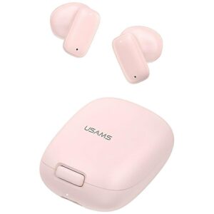 USAMS Bluetooth 5.3 TWSID Series Belaidės Ausinės rožinės spalvos BHUID04 (ID25)