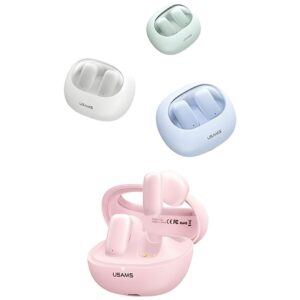 USAMS Bluetooth 5.3 TWSTD Series Belaidės Ausinės baltos spalvos BHUTD01 (TD22) - Image 3