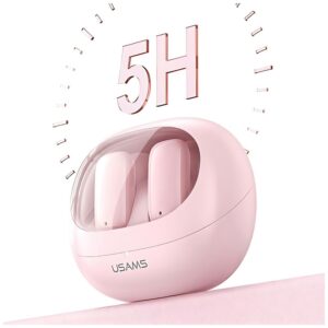 USAMS Bluetooth 5.3 TWSTD Series Belaidės Ausinės baltos spalvos BHUTD01 (TD22) - Image 4