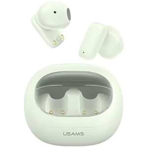 USAMS Bluetooth 5.3 TWSTD Series Belaidės Ausinės žalios spalvos BHUTD04 (TD22)