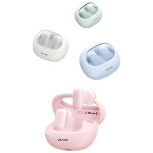 USAMS Bluetooth 5.3 TWSTD Series Belaidės Ausinės žalios spalvos BHUTD04 (TD22) - Image 2