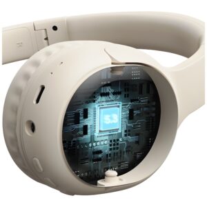 USAMS Bluetooth 5.3 Ausinės Yun Series Beige TDLYEJYX02 (USAMS-YG23) - Image 8