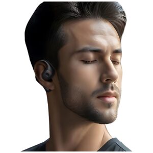 USAMS Bluetooth 5.3 Ausinės G26 OWS belaidės juodos spalvos BHUUG01 - Image 2