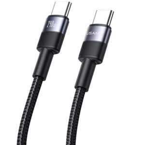 USAMS Kabelis pintas 240W USB-C/USB-C1.2m SY Series tarnish SJ727USB01 - Image 3