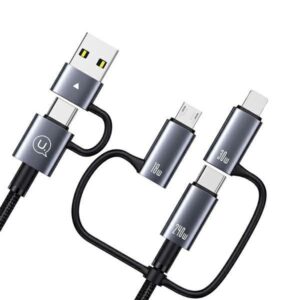 USAMS Kabelis 6in1 Fast charging 240W 1.2m Data Kabelis Digital dispay Aluminum Alloy Sufeng Series (SJ7 - Image 3