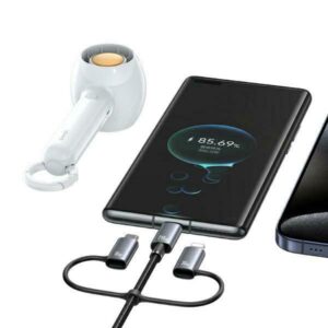 USAMS Kabelis 6in1 Fast charging 240W 1.2m Data Kabelis Digital dispay Aluminum Alloy Sufeng Series (SJ7 - Image 6