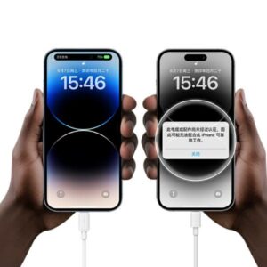 USAMS 18W Laidinis įkroviklis + Lightning/USB-A Fast Charging Cable baltos spalvos Series SC SCXLTZ03 - Image 5