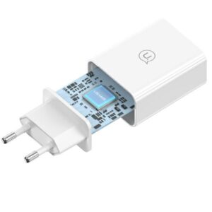USAMS 18W Laidinis įkroviklis + Lightning/USB-A Fast Charging Cable baltos spalvos Series SC SCXLTZ03 - Image 6