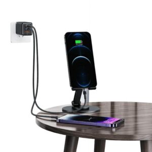 USAMS USB-C į Lightning kabelis 30W 1.2m juodos spalvos SJ729USBSG01 (US-SJ729) (tube) - Image 2