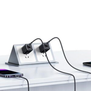 USAMS USB-C į Lightning kabelis 30W 1.2m juodos spalvos SJ729USBSG01 (US-SJ729) (tube) - Image 3