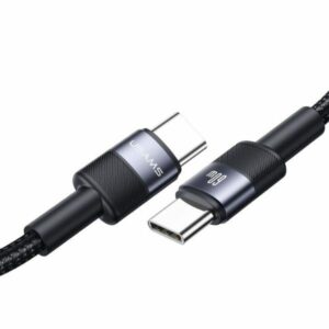 USAMS Kabelis USB-C į USB-C set 30vnt 3A 1.2m braided SJ724ZJ01 (US-SJ724 )