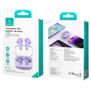 USAMS Bluetooth 5.3 TWS BEseries ausinės wireless blue US-BE16 - Image 5
