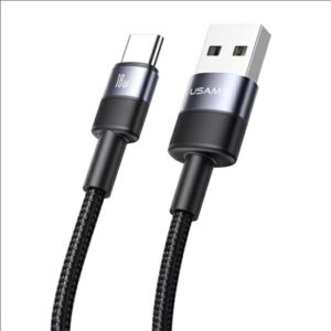 USAMS SET Kabelis USB į USB-C 3A 1.2mFast Charging steel/tarnish 30 vnt SJ718ZJ01 (US-SJ718) - Image 2