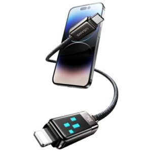 USAMS USB-C į Lightning Kabelis 30W 1.2m Zinc Alloy Fast Charging Data Kabelis Meteor Series SJ743USB0 - Image 3