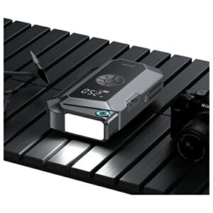 USAMS Jumpstarter Powerbank 8000mAh + built-in flashlight juodos spalvos ZB287 - Image 4