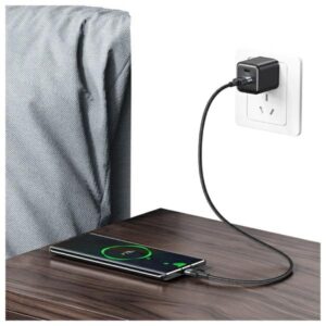 USAMS USB-A į USB-C Kabelis 3A 1.2m Aluminum Alloy Data Kabelis SY Series SJ718USB01 (US-SJ718) - Image 4