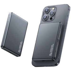 Powerbank USAMS CY Series CD242 10000mAh 20W Magnetic Wireless titanium - Image 2