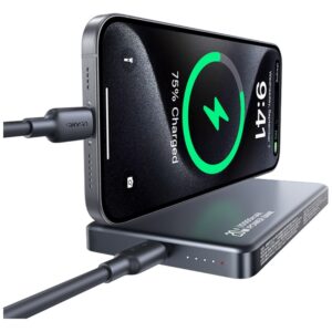 Powerbank USAMS CY Series CD242 10000mAh 20W Magnetic Wireless titanium - Image 5