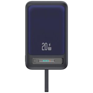 Powerbank USAMS XM Series CD219 10000mAh Magnetic Wireless juodos spalvos - Image 1