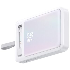 Powerbank USAMS XM Series CD219 10000mAh Magnetic Wireless juodos spalvos - Image 2