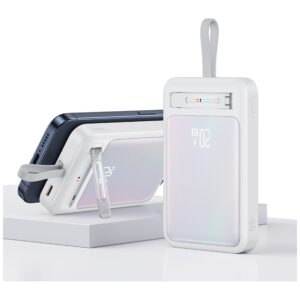 Powerbank USAMS XM Series CD219 10000mAh Magnetic Wireless juodos spalvos - Image 5