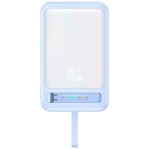 Powerbank USAMS XM Series CD219 10000mAh Magnetic Wireless mėlynos spalvos - Image 1