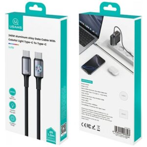 USAMS Huan Series SJ751 240W USB-C į USB-C kabelis 1.2 m tarnish - Image 3
