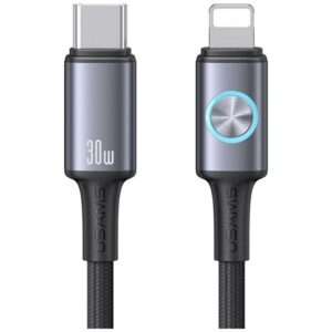 USAMS Huan Series SJ753 30W USB-C į Lightning kabelis 1.2 m tarnish - Image 1