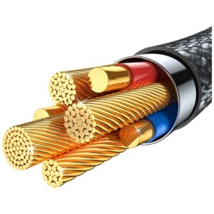 USAMS TC Series SJ749 30W USB-C į Lightning kabelis 1.2 m titanium - Image 2