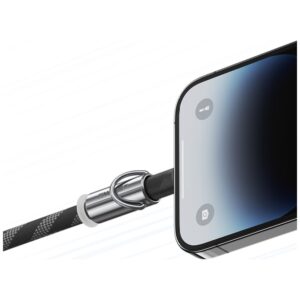 Usams SJ746 30W USB-C į Lightning 1.2m Blue Phone Lanyard with Charging Kabelis - Image 2
