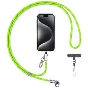 Usams SJ746 30W USB-C į Lightning 1.2m Green Charging Kabelis Lanyard - Image 1