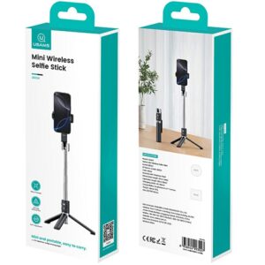 Selfie Stick USAMS ZB324 Mini Wireless juodos spalvos - Image 5