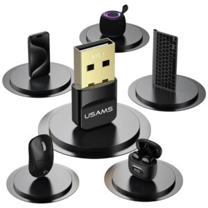 Adapteris USB Bluetooth USAMS ZB321 5.1 czarny - Image 3