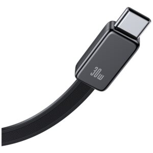 Laidinis įkroviklis USAMS Xiang Series CC296 30W 1xUSB-C 1xUSB-A + USB-C cable baltos spalvos - Image 5