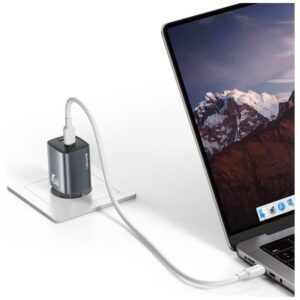 Laidinis įkroviklis USAMS CC305 T66 45W GaN 2xUSB-C tarnish - Image 5
