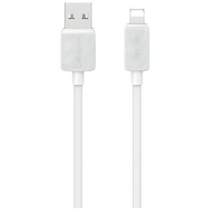 Kabelis USAMS KY Series US-SJ689 2.4A USB-A į Lightning 1m white - Image 1
