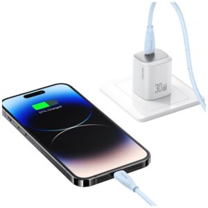 Kabelis USAMS Green Series SJ717 30W USB-C į Lightning 1m white - Image 8