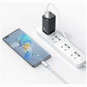 Kabelis USAMS Cloud Series US-SJ658 6A USB-A į USB-C 1.2m baltos spalvos - Image 9