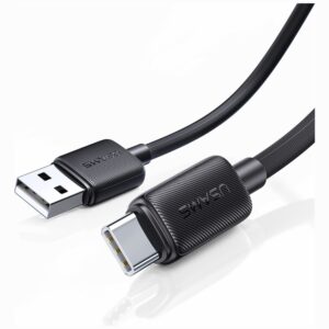 Kabelis USAMS KY Series US-SJ693 3A USB-C į USB-A 2m baltos spalvos - Image 2