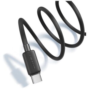 Kabelis USAMS KY Series US-SJ693 3A USB-C į USB-A 2m baltos spalvos - Image 3